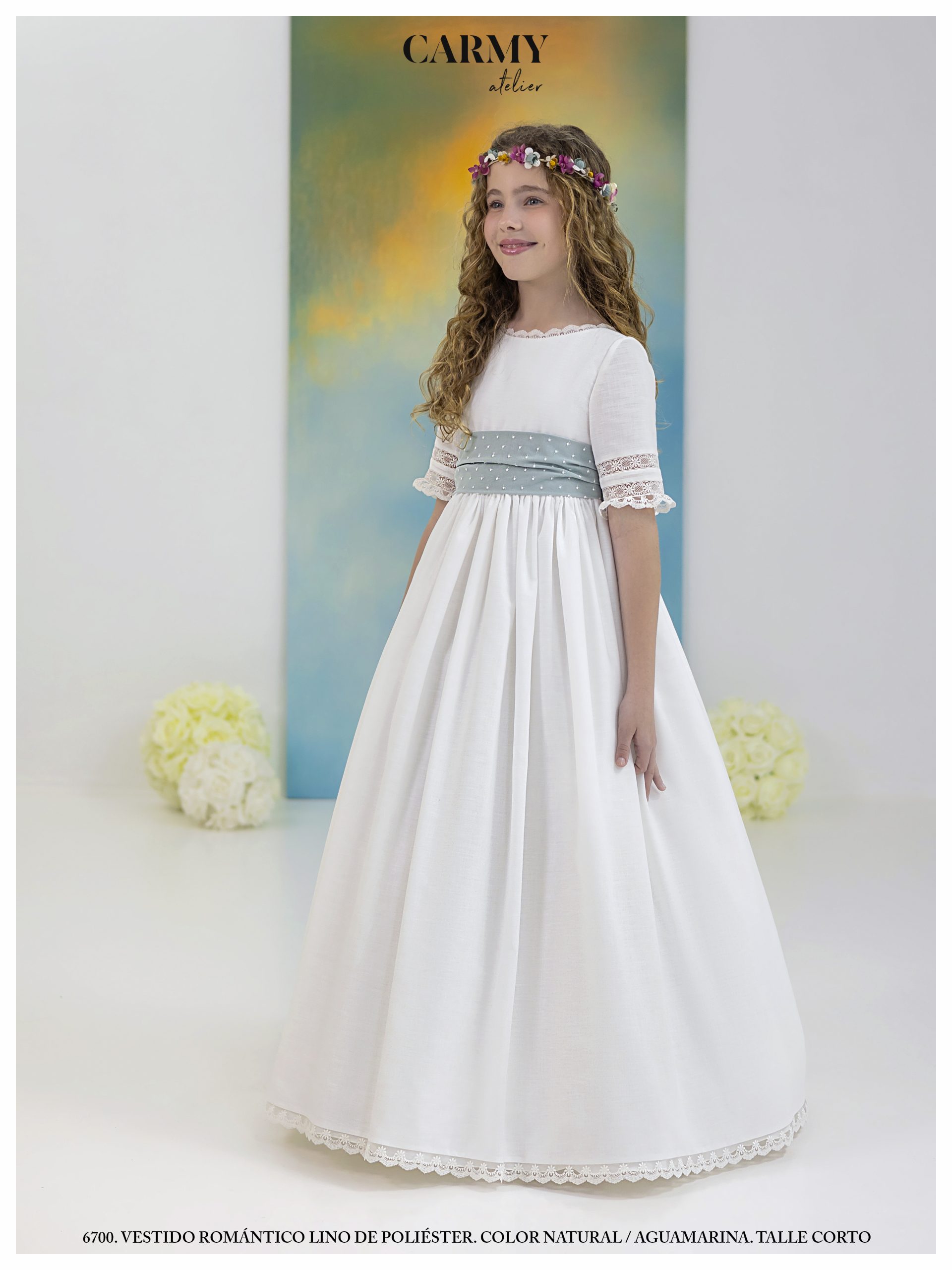 VESTIDO COMUNION NAVARRA TAFALLA DIAMANT